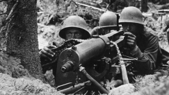 Kuva: Konekiv��riasema mets�ss� (1941). Sa-kuva.