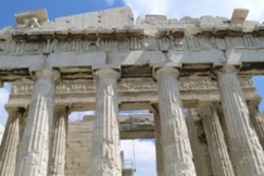 Kuva: Parthenon-temppeli, doorilainen pylv�ikk�. Kuvaaja: Touko Yrttimaa. (2005) Yle kuvapalvelu