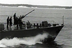 Kuva: Merivoimien talviharjoitus. Yle kuvanauha.