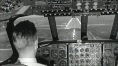 Kuva: Lentokoneen ohjaamo (1966) Yle kuvanauha.