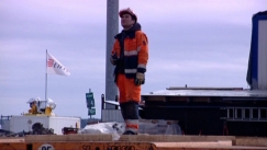 Kuva: Rakennusmies Olkiluoto-3:sen ty�maalla (2010) Yle kuvanauha