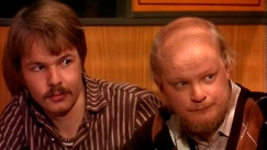 Kuva: Pekka Haavisto ja Osmo Soininvaara, 1981. YLE kuvanauha.