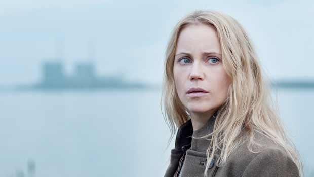 Sofia Helin on Saga Norén. Silta - toinen tuotantokausi. Kuva: Yle Kuvapalvelu Sofia Helin on Saga Norén. Silta - toinen tuotantokausi. Kuva: Yle Kuvapalvelu