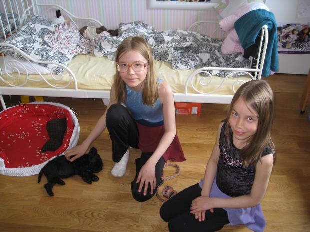 Muru ja tytöt Minun kotini -radiosarjassa. Kuva: Emilia Cronvall Muru ja tytöt Minun kotini -radiosarjassa. Kuva: Emilia Cronvall