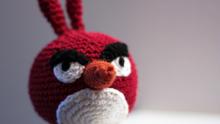 Angry Bird on virkattunakin aika angry. Kuva: Annukka Väisänen