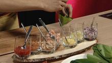Miang kham - thaimaalaista sormiruokaa. Kuva: Voita & Sokeria, Aamu-tv