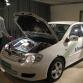 eCorollan sisällä on hiukan erilainen näkymä kuin perinteisessä autossa...