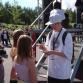 Lilli, 4v., Helsinki. "Räpstara Jii Jii jakoi nimikirjoituksia Kontulassa."
