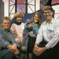 Pikku Kakkosen juontajat Olli Mononen, Vuokko Järvilehto, Minna Rinne-Laturi ja Janne Mäkinen Ransun kanssa v. 1988. Kuva: Antero Tenhunen, YLE Kuvapalvelu.