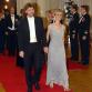 Kansanedustaja Janina Andersson puolisonsa Kim Engblomin kanssa Linnan juhlissa 2002. Kuva: Touko Yrttimaa / YLE
