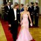 Kansanedustaja Janina Andersson ja puolisonsa Kim Engblom vuoden 2005 Linnan juhlissa. Kuva: Touko Yrttimaa / YLE