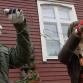 Lintu pulskistuu useista rautalankakerroksista. Kuva: Strömsö