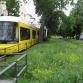 Raitiovaunu niityllä