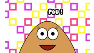 Pou muutti meille. Kuva: Pou-sovellus. Anni Alatalo.