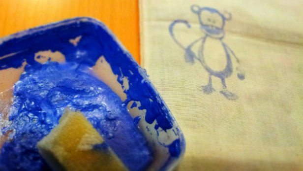 Kankaanpainanta onnistuu aina. Kuva: Yle, Anni Alatalo.
