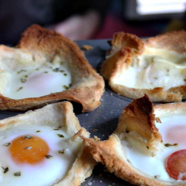 Croque Madame -muffinit. Kuva: Ulla Vuorela, Yle Olotila