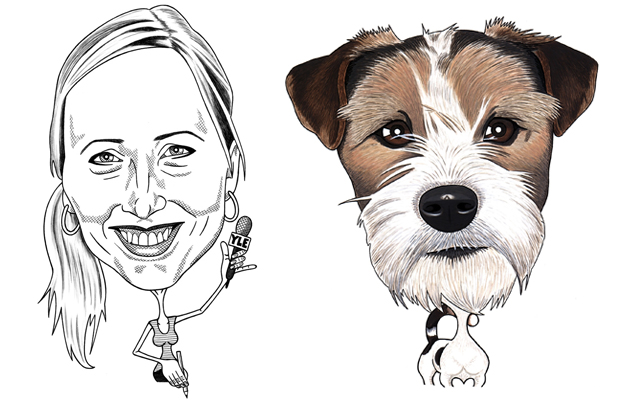 Inka ja jackrusselinterrieri. Kuva: Tommi Vuorinen