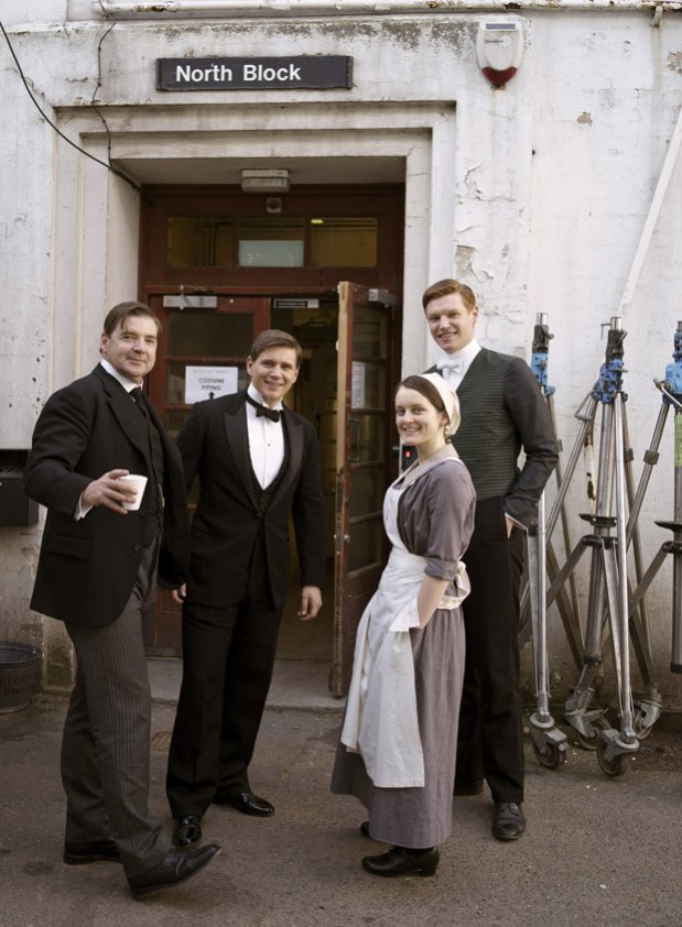Downton Abbeyn kulissien takana. Kuva: Yle