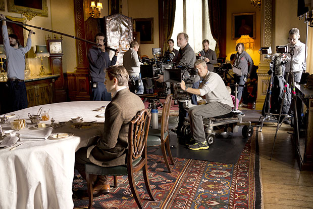Downton Abbeyn kulissien takana. Kuva: Yle
