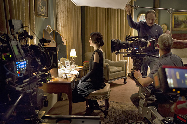 Downton Abbeyn kulissien takana. Kuva: Yle