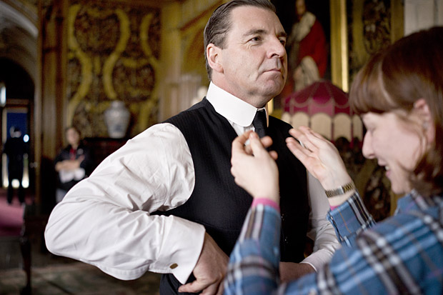 Downton Abbeyn kulissien takana. Kuva: Yle