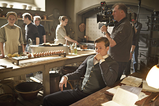 Downton Abbeyn kulissien takana. Kuva: Yle