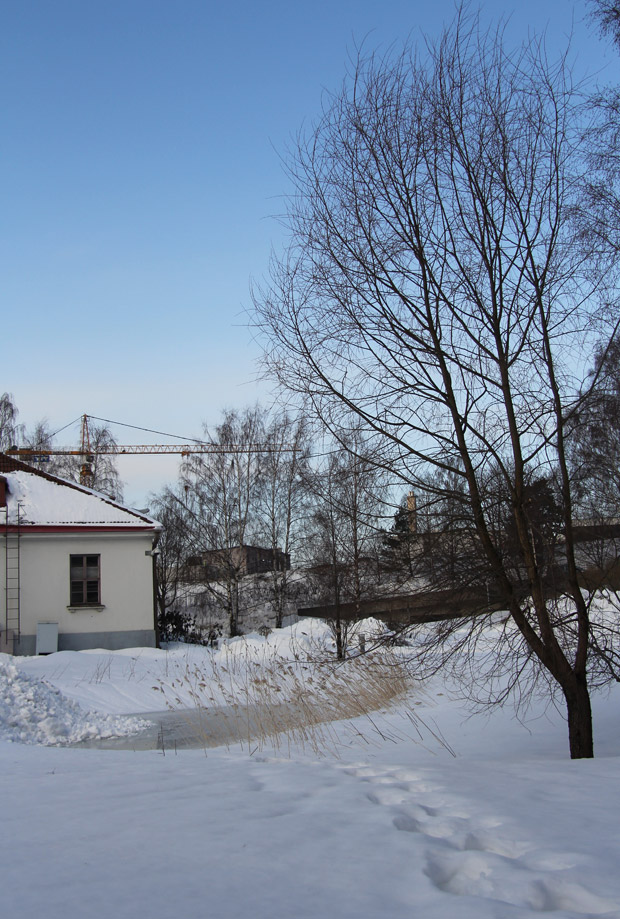 Hanki on tiivistä ja kovaa. Kuva: Ada Pykäläniemi