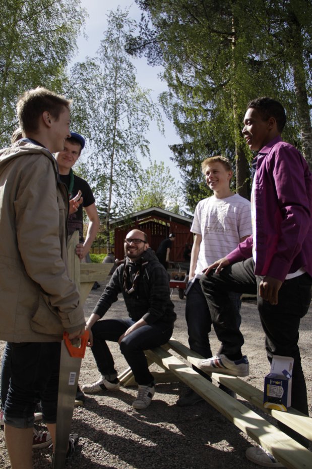 Sissipuutarhurit ovat arjen sankareita. Kuva: Eero Liimatainen