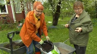 Paula Ritanen-Närhi ja Krista Jännäri Puutarhaunelmissa. Kuva: Filmiteollisuus