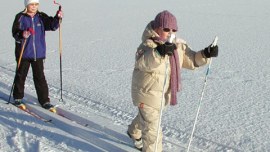 Nyt mennään! Hiihtokoulu. Kuva: Arja Lento, YLE Kuvapalvelu