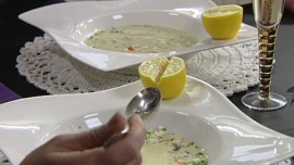 Osterikeitto Strömsön ohjeella. Kuva: Strömsö
