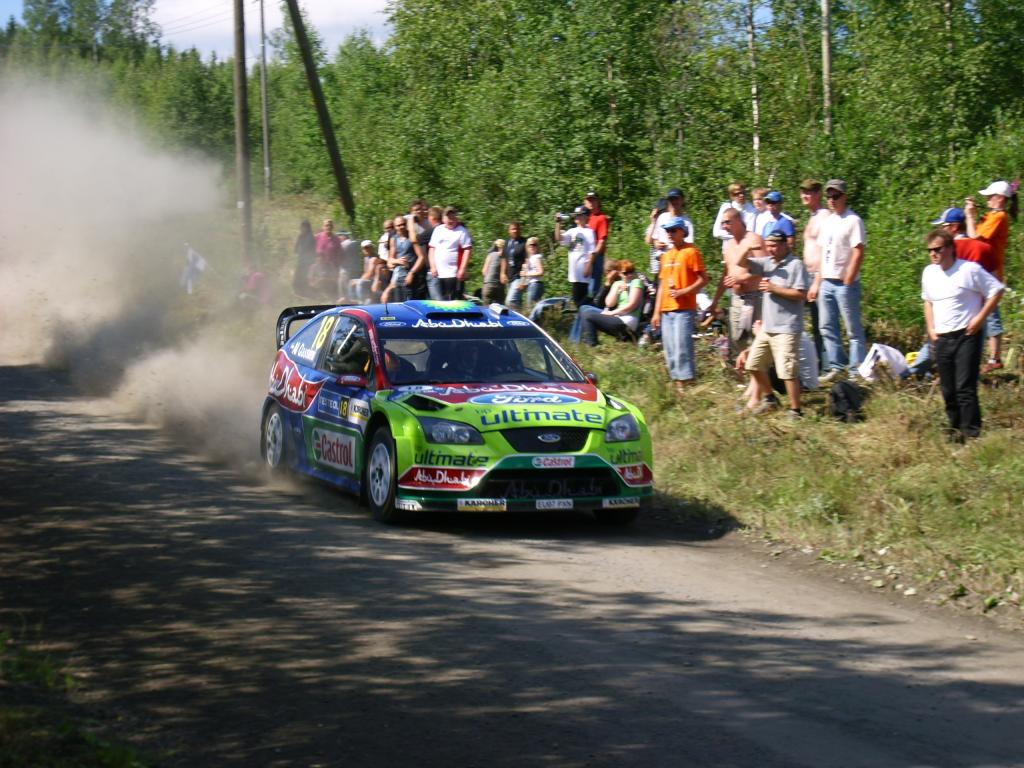 sheikillä on kova vauhti päällä neste rally 2008