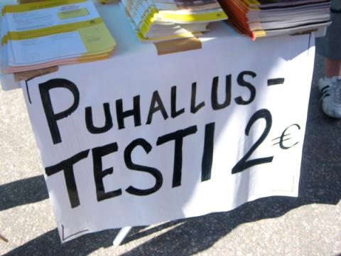 Puhallus TESTI