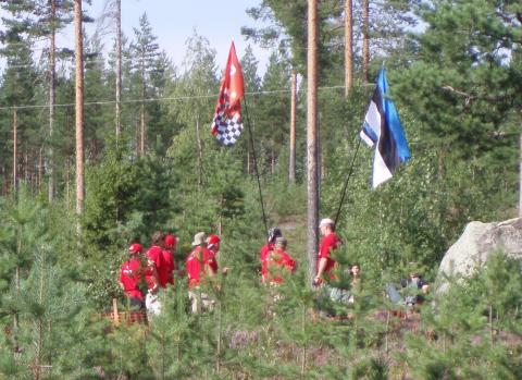 Virolaiset käskynjaolla Lankamaalla