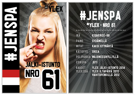 Jenspan tiimikortti - Kuva: YleX